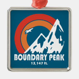 Ornamento De Metal Pico Boundary Nevada Sun Eagle