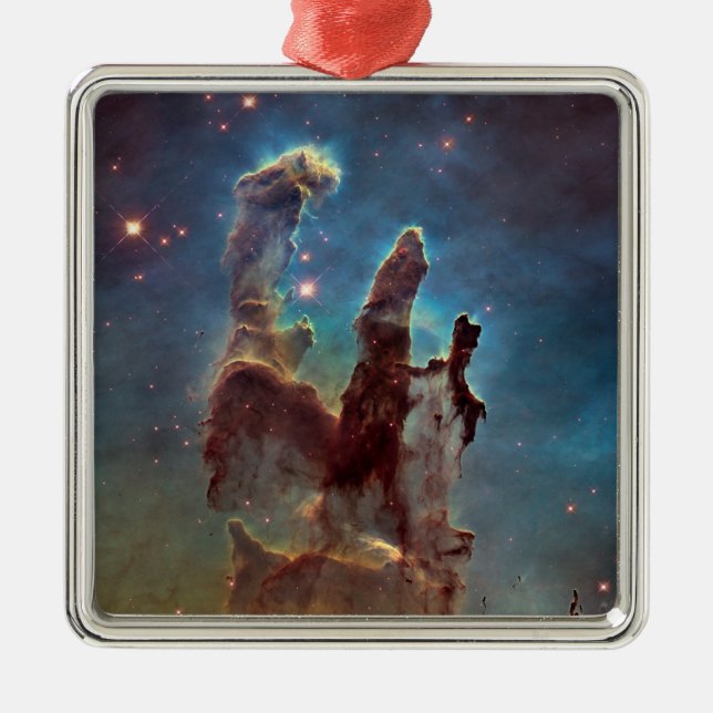 Ornamento De Metal Pillars of Creation (Frente)