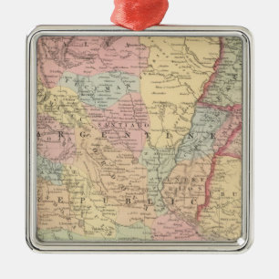 Ornamento De Metal Pimentão, Argentine Republic, Paraguai, e Uruguai