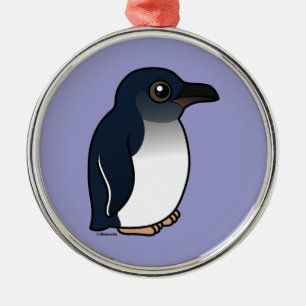 Ornamento De Metal Pinguim pequeno