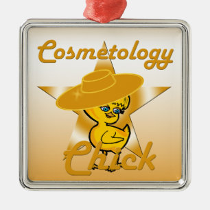 Ornamento De Metal Pintinho de cosmetologia nº 10