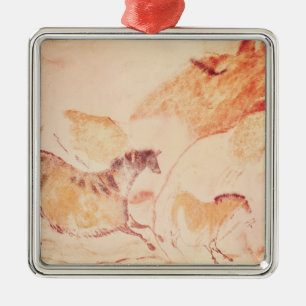 Ornamento De Metal Pintura da rocha dos cavalos, c.17000 BC