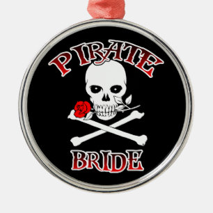 Ornamento De Metal Pirate Bride