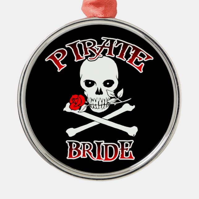 Ornamento De Metal Pirate Bride (Frente)