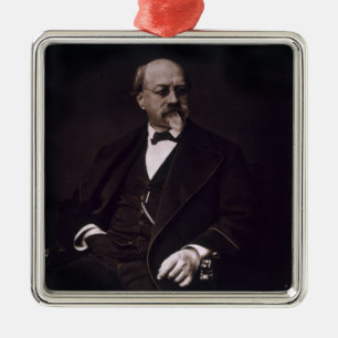 Ornamento De Metal Pisco de peito vermelho de Charles Philippe