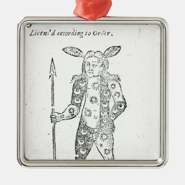 Ornamento De Metal Pisco de peito vermelho Goodfellow (Frente)