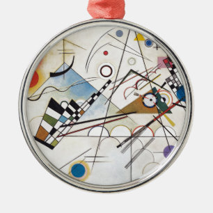 Ornamento De Metal PixDezines Kandinsky 1923 Composição VIII
