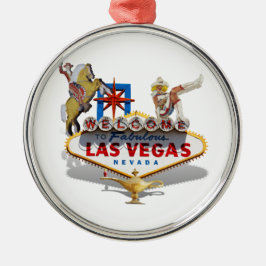 Ornamento De Metal Placa de Boas-Vindas de Las Vegas