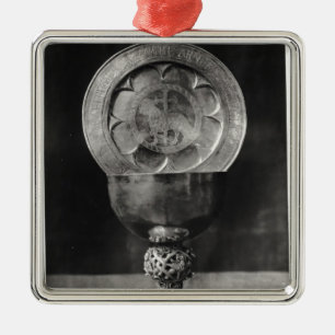 Ornamento De Metal Placa do cálice e do Eucaristia