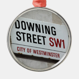 Ornamento De Metal Placa Downing Street