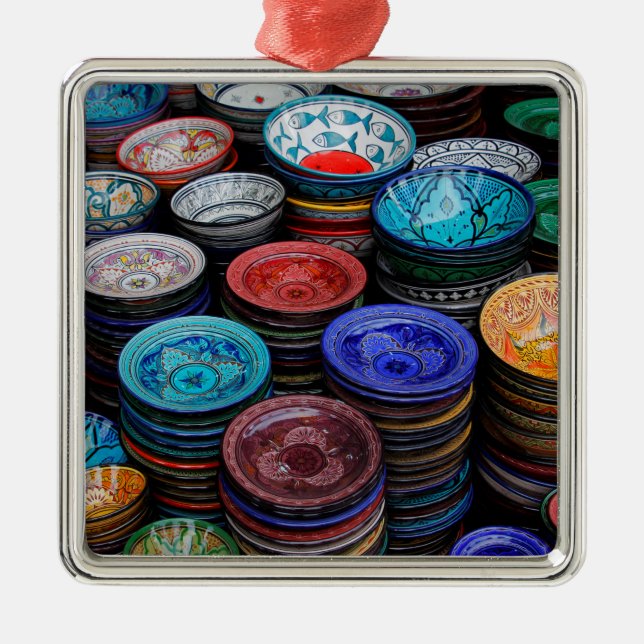 Ornamento De Metal Placas Marroquinas No Mercado (Frente)