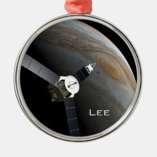 Ornamento De Metal Planeta e ponta de prova do espaço