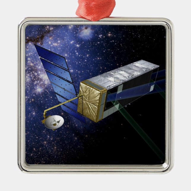 Ornamento De Metal PlanetQuest do SIM (Frente)