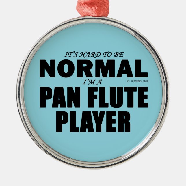 Ornamento De Metal Player de Fluxo Pan Normal (Frente)