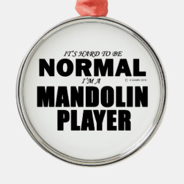 Ornamento De Metal Player de Mandolin Normal