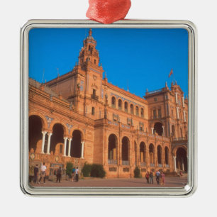 Ornamento De Metal Plaza de Espana em Sevilha, Espanha.