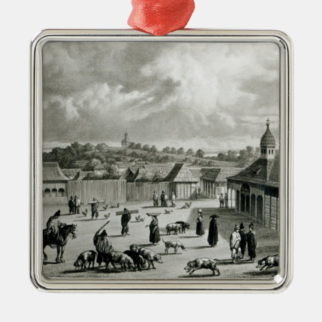 Ornamento De Metal Plaza de San Carlos de Chiloe, 1835] (Frente)