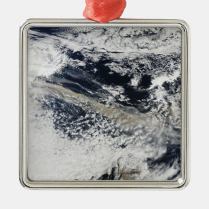 Ornamento De Metal Pluma de cinzas do vulcão Eyjafjallajokull