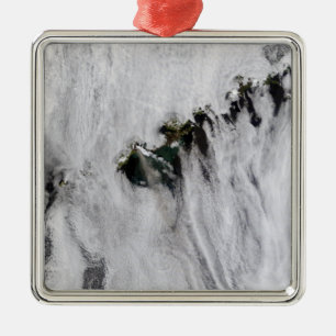 Ornamento De Metal Plumas do vulcão Okmok, Ilhas Aleutas