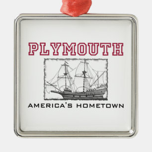 Ornamento De Metal Plymouth, MÃES
