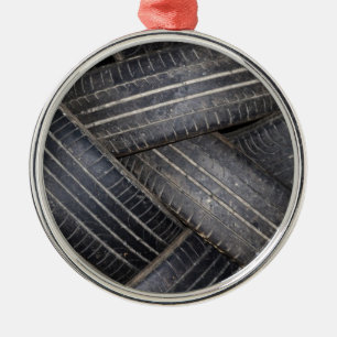 Ornamento De Metal Pneus antigos para Reciclagem