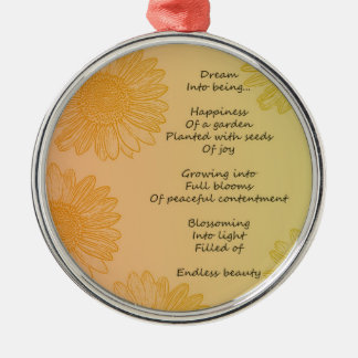 Ornamento De Metal Poema Sonho