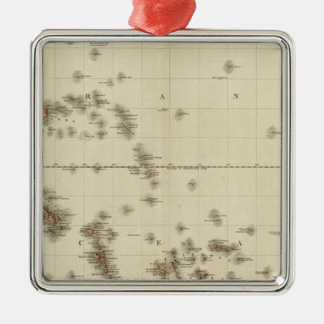 Ornamento De Metal Polinésia (Frente)