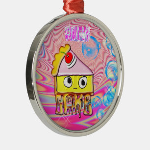 Ornamento De Metal Polly Cake - Tortina -