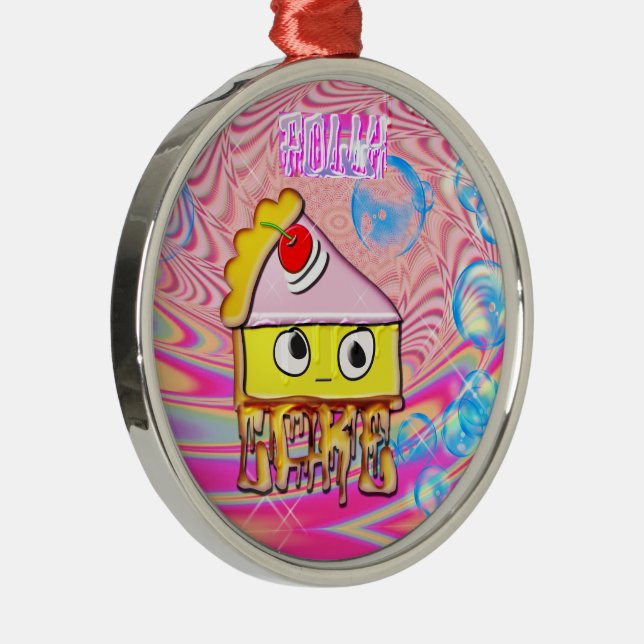 Ornamento De Metal Polly Cake - Tortina - (Direito )