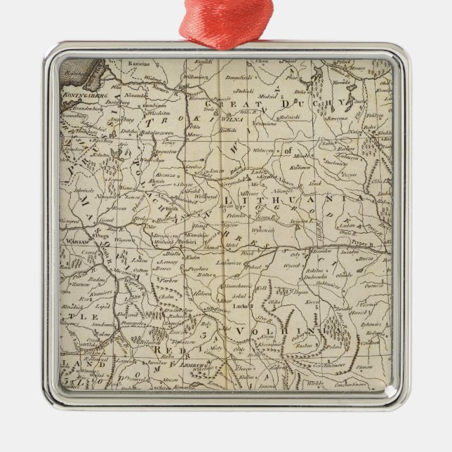 Ornamento De Metal Polônia (Frente)