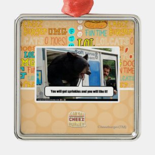 Ornamento De Metal Polvilha