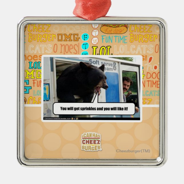 Ornamento De Metal Polvilha (Frente)