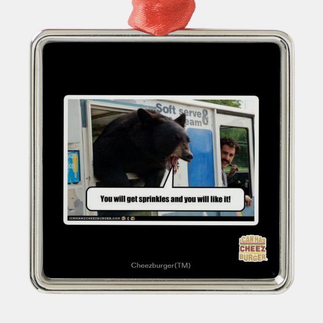 Ornamento De Metal Polvilha (Frente)