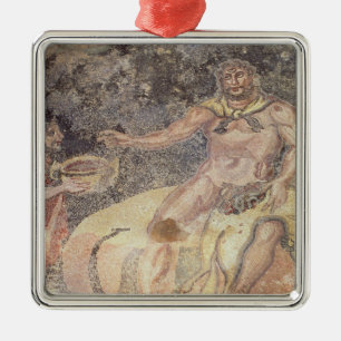 Ornamento De Metal Polyphemus os Cyclops, mosaico romano