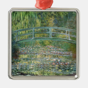 Ornamento De Metal Ponte Japonesa de Claude Monet Arte de Nenúfar