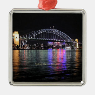 Ornamento De Metal Ponte Sydney Harbor