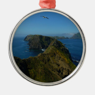 Ornamento De Metal Ponto de Inspiração I da Anacapa nas Ilhas Anglo