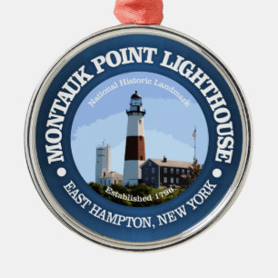 Ornamento De Metal Ponto Montauk Luz