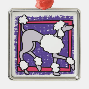 ORNAMENTO DE METAL POODLE