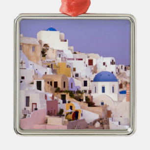 Ornamento De Metal Pôr do sol em Oil, Santorini 2