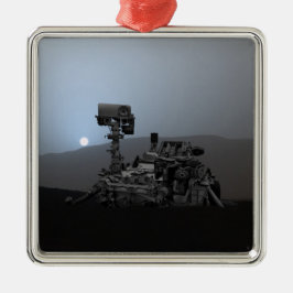 Ornamento De Metal Pôr do sol no Mars Curiosity Rover