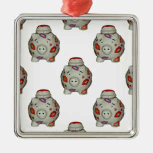 Ornamento De Metal Porco Lipstick adaptável