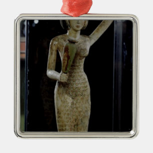 Ornamento De Metal Portador fêmea das ofertas que levam uma água