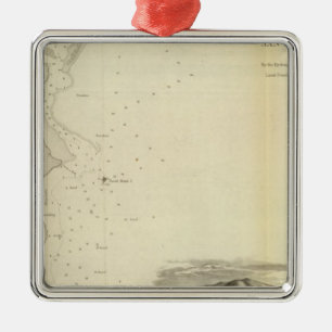 Ornamento De Metal Porto de San Pedro, Calif