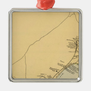 Ornamento De Metal Porto de York, praia de York