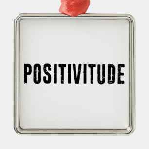 Ornamento De Metal Positividade