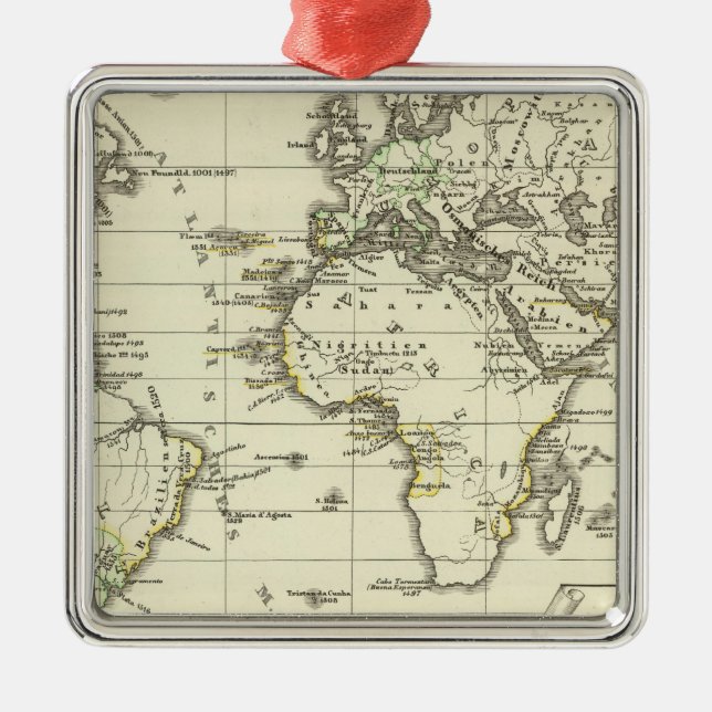 Ornamento De Metal Possessões dos espanhóis (Frente)