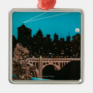 Ornamento De Metal Poster #1Spokane da propaganda de Spokane, WA