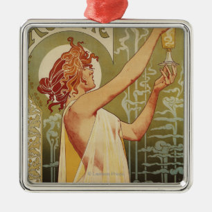 Ornamento De Metal Poster da propaganda do absinto de Robette