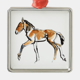 Ornamento De Metal Potro